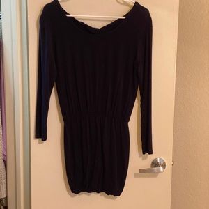Navy blue short dress